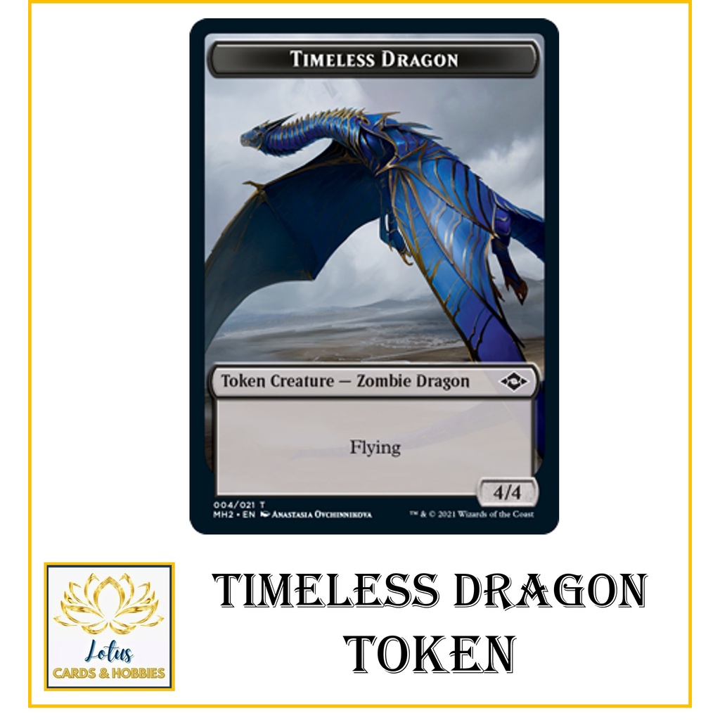 Magic the Gathering Timeless Dragon Token Shopee Philippines