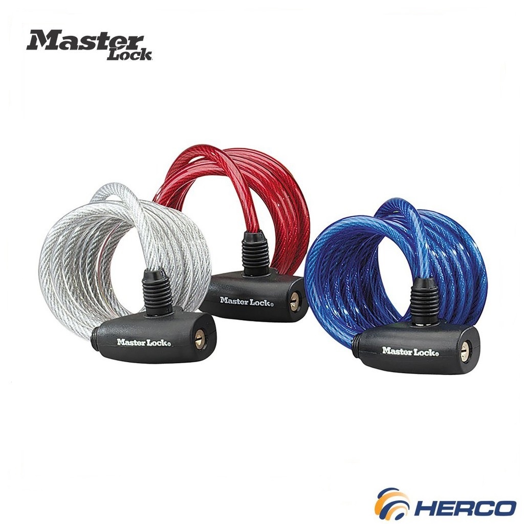 Master Lock 8127EURDPRO Cable Lock (Assorted Colors) | Shopee Philippines