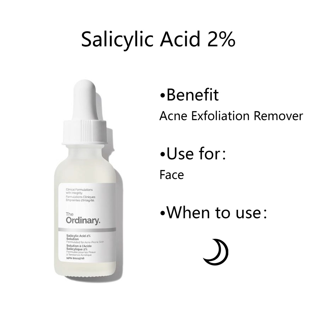 The Ordinary Essence Salicylic Acid 2% Solution Shopee Philippines