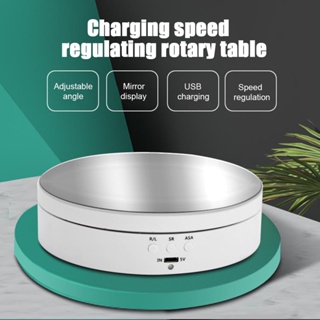 7.8 360 Degree Mirror Rotating Display Stand Turntable for Shop Display