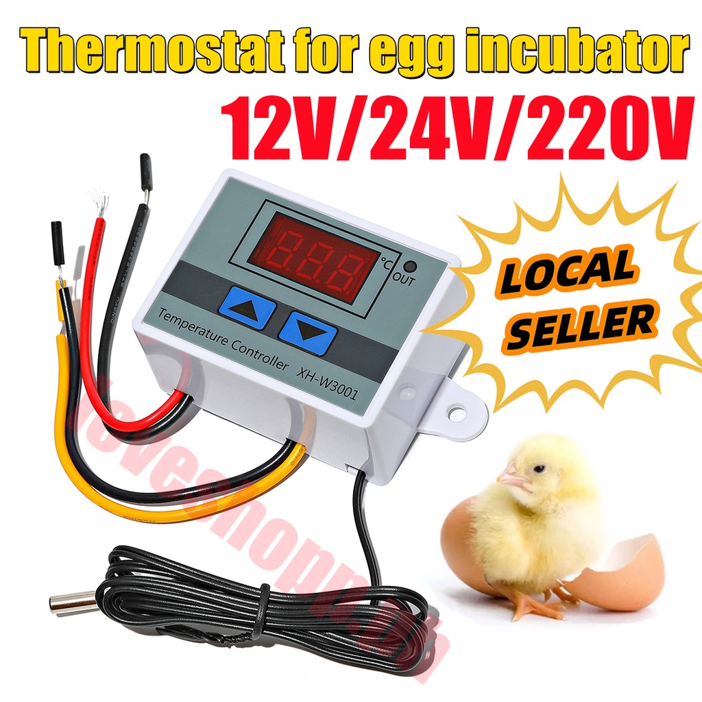 Temperature Controller Incubator AC DC12/24V/220V XHW3001 Digital