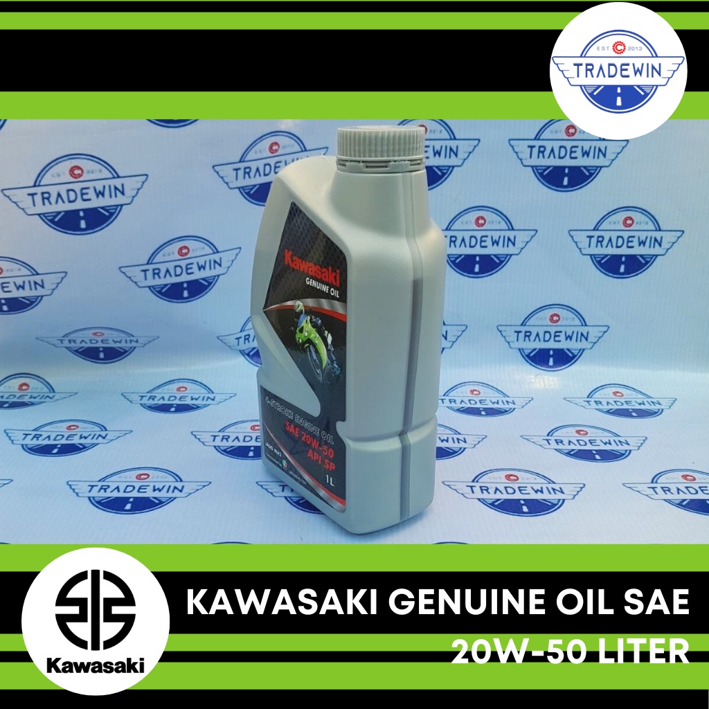 KAWASAKI GENUINE OIL 4 STROKE ENGINE OIL SAE 20W50 API SP ENOC LITER