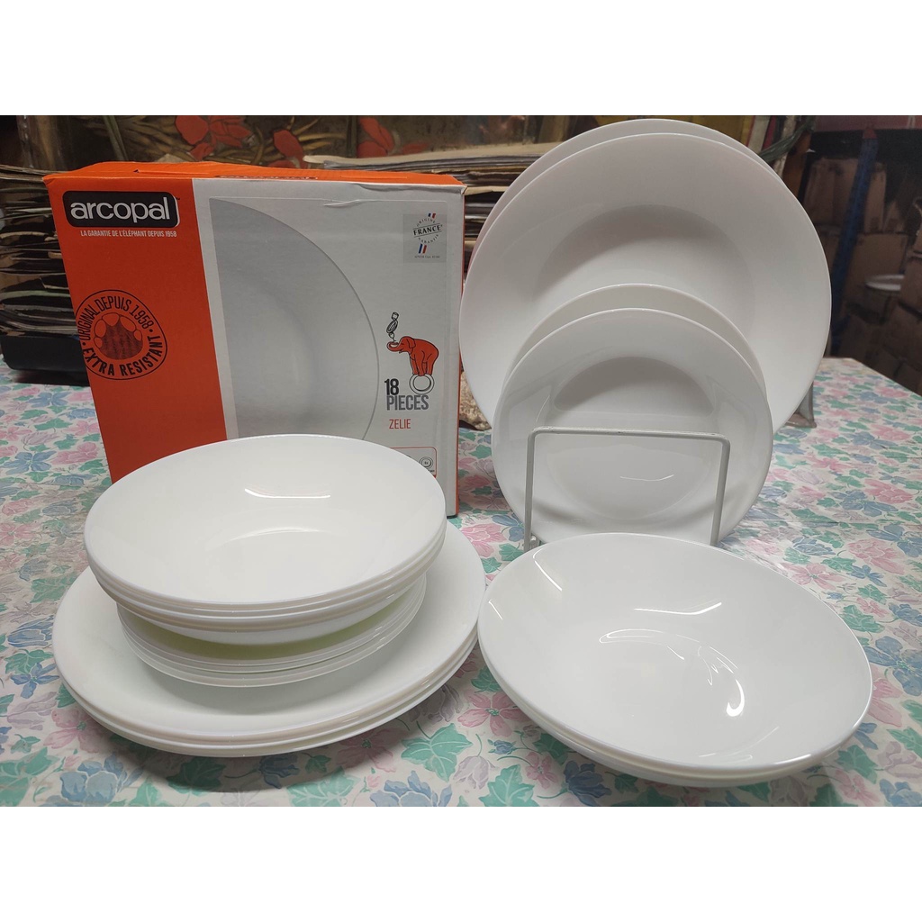 Arcopal Zelie 18pcs Dinner Set (ON HAND) Shopee Philippines