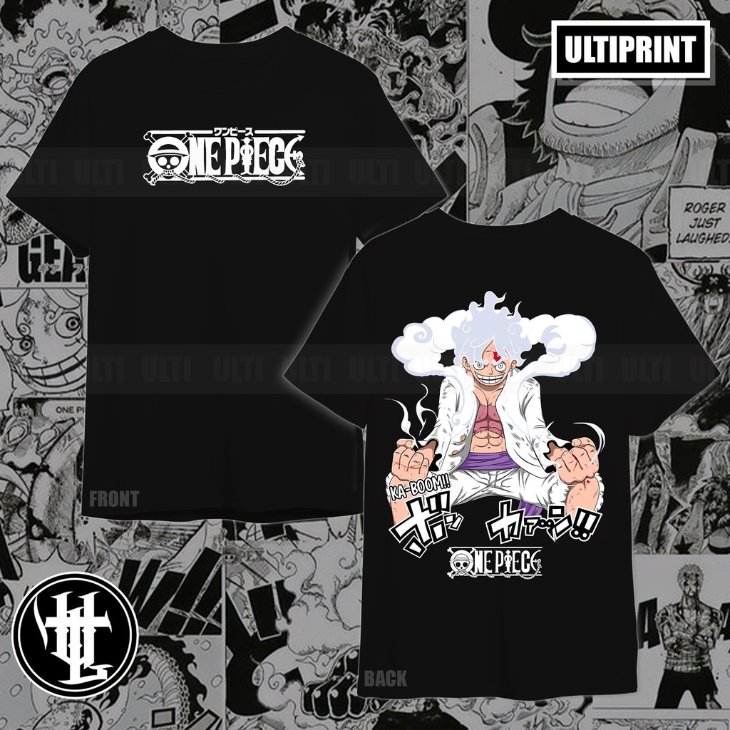 ONE PIECE | ANIME SHIRT| LUFFY SUN GOD NIKA GEAR 5 | OP61 | Shopee ...