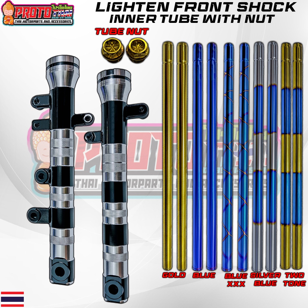 Lighten Front Shock Raider With Inner Tube Nut Thailand For R150 Carb