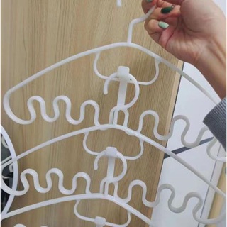 50pcs Clothes Hanger Connector Hooks, Non-slip Velvet Coating Flocking  Hanger Extender Hooks, Space Saver Closet Organizer