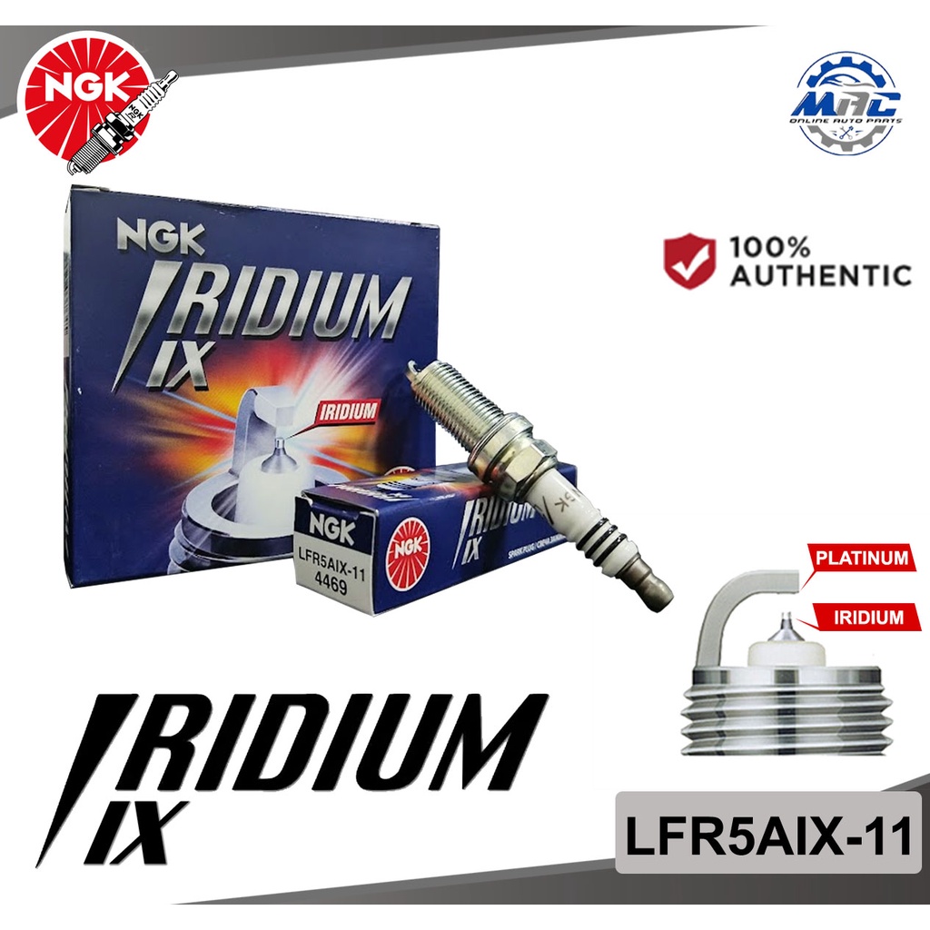 NGK LFR5AIX-11 4469 (4 PIECES) Iridium IX Spark Plug For Mitsubishi ...