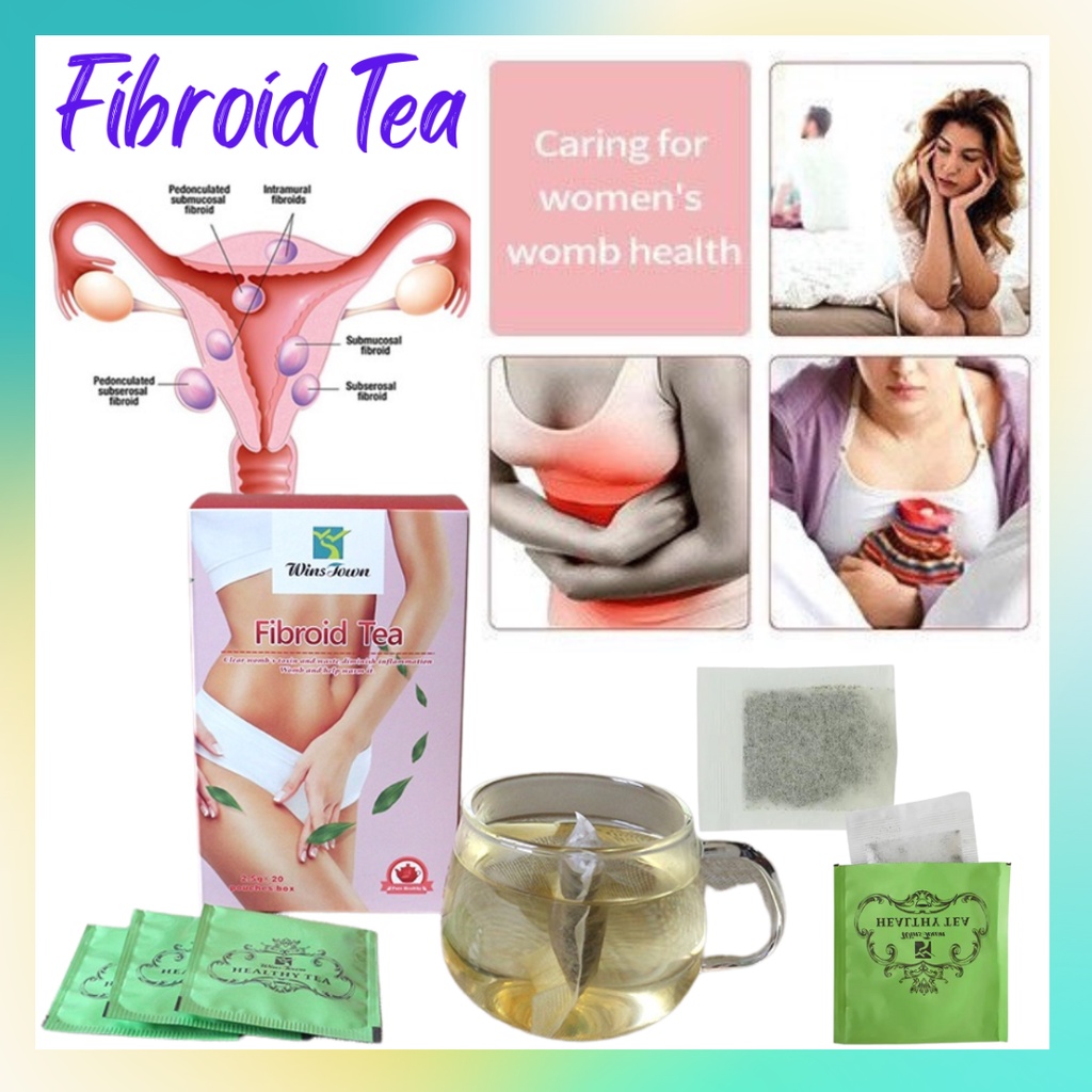 2 boxes Fibroid Tea Warm Uterus Detox Tea Fibroid Tea for Female Shrink Fibroids Anti