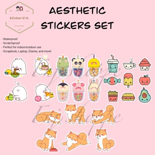 20 Pack pcs Retro Old School 90s Stickers for Water Bottles Waterproof  Scrapbooking Laptop Luggage Phone Cute Vintage Aesthetic Sticker Packs Set