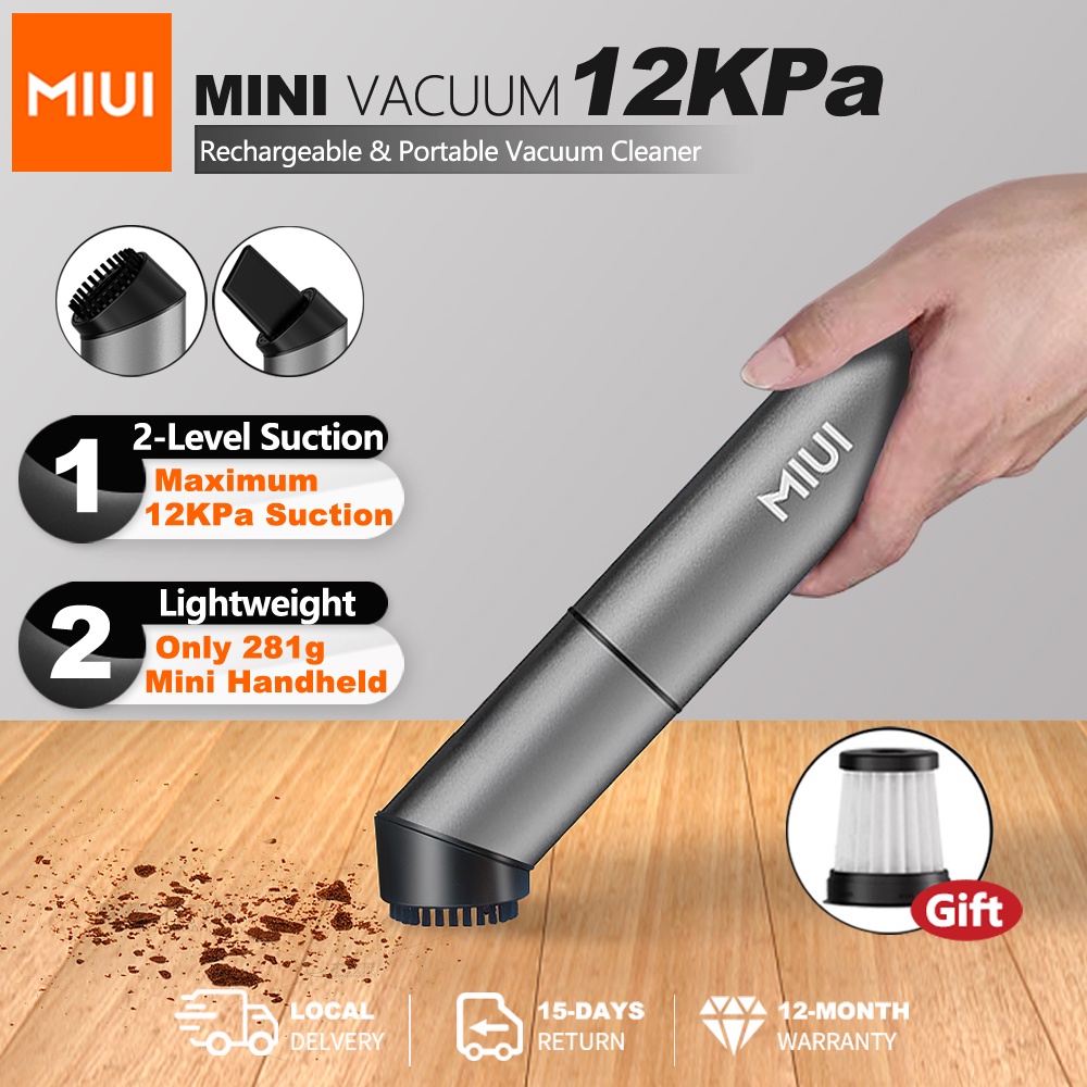 [Original] MIUI Mini Vacuum Cleaner Portable Cordless Handheld Vacuum