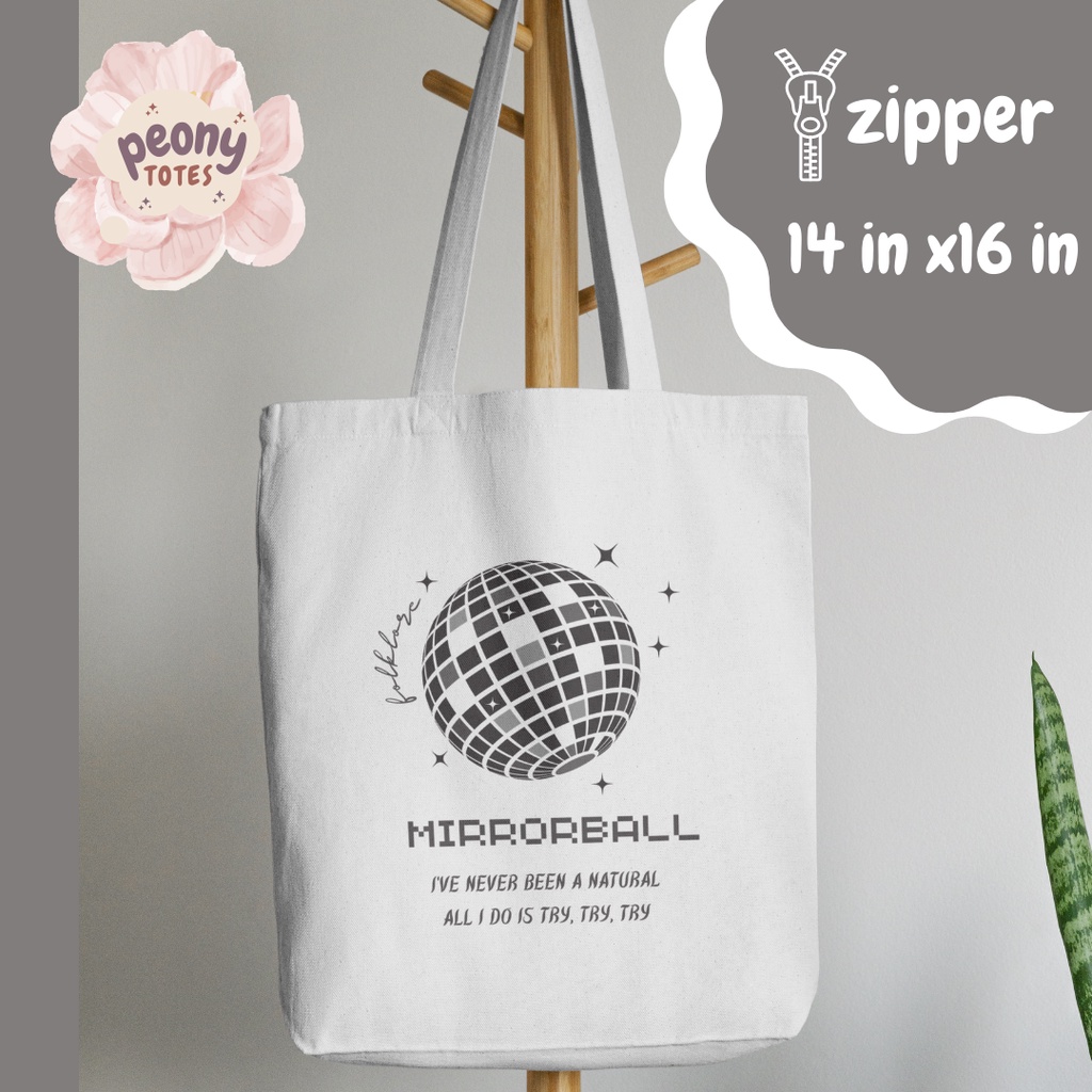 Mirrorball Taylor Swift Inspired Tote Bag Peony Totes Shopee Philippines