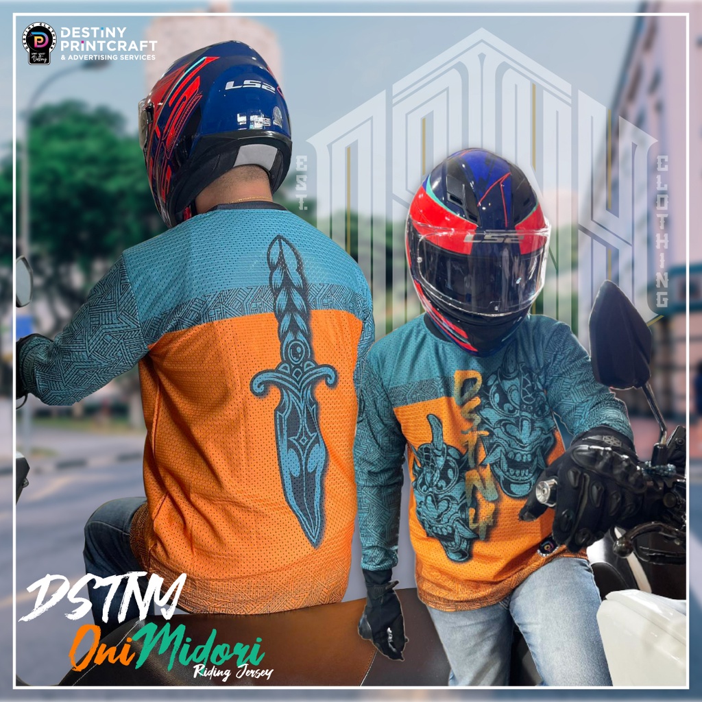 DSTNY Clothing Oni Midori Riding Jersey ( Aircool ) Shopee Philippines