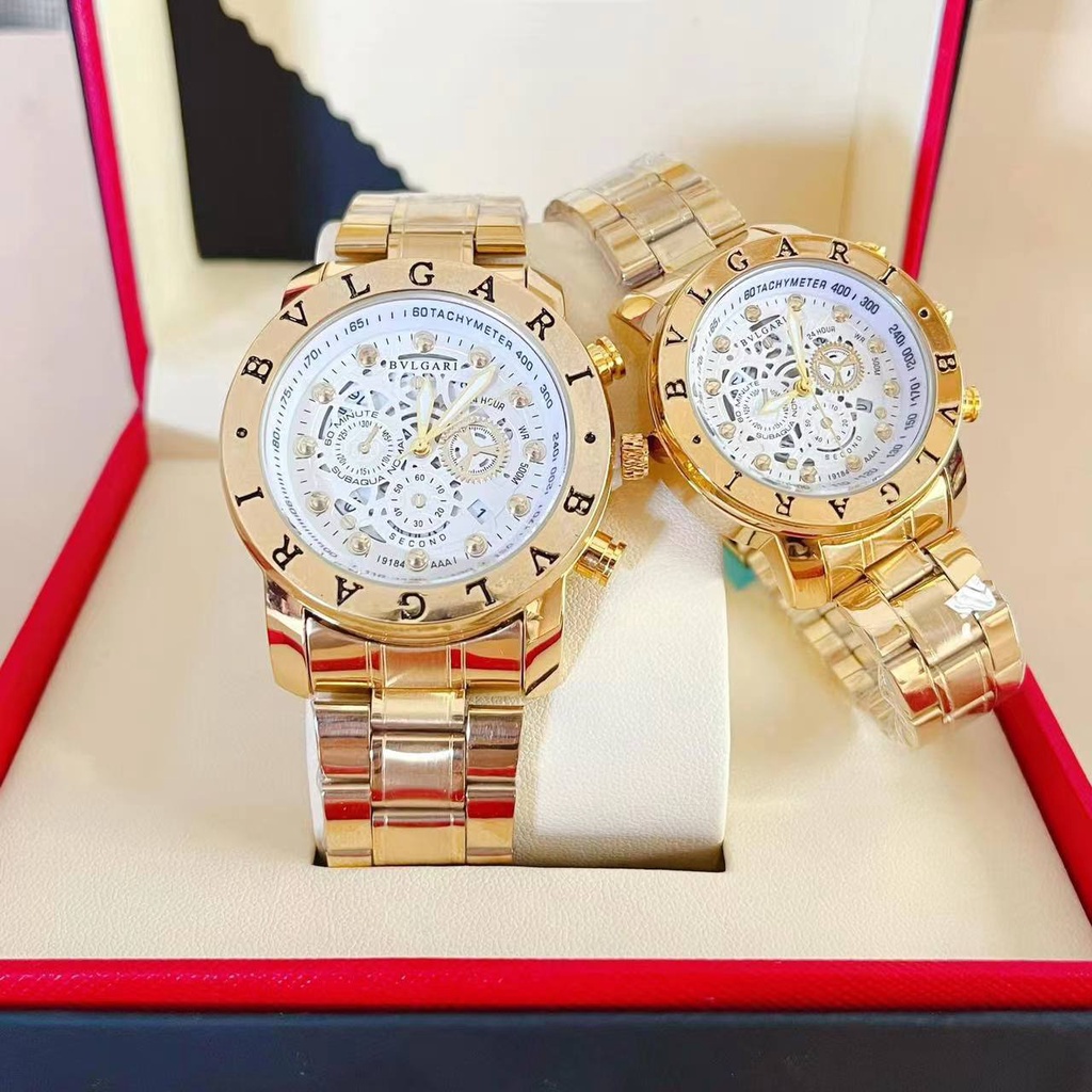Minimalist Design Leather and Quartz Couple Watch