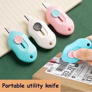 1pc Cat Paw Design Mini Utility Knife, Cute Portable Heavy Duty Retractable  Box Cutter For School, Office, Student, DIY Craft