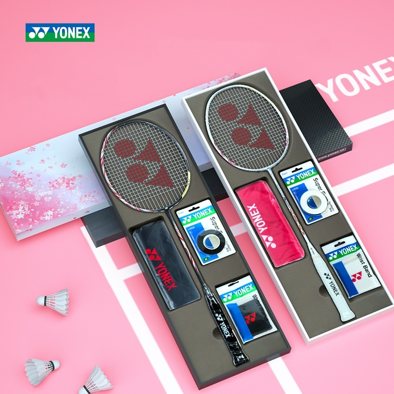 YONEX Badminton Racket Full Carbon Fiber Badminton Racket 100 Original