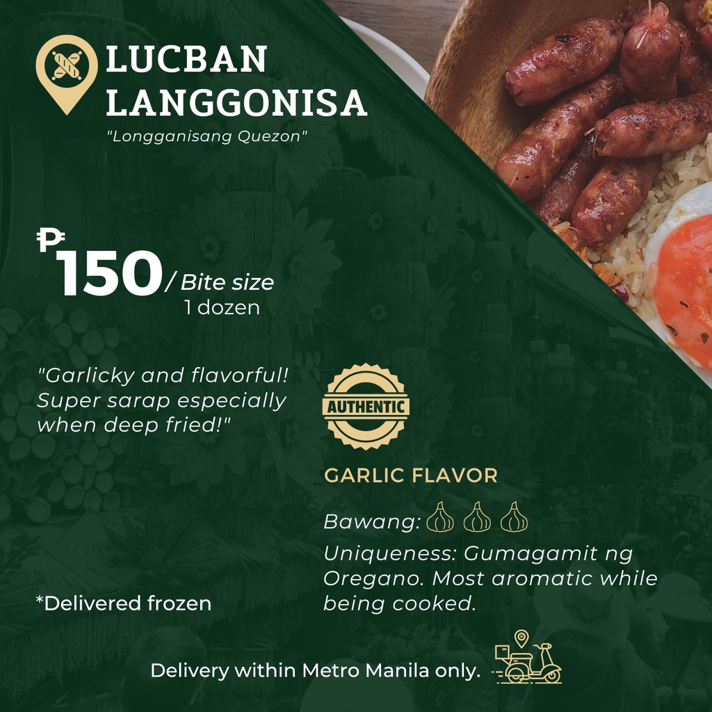 Lucban Longganisa "Longganisang Quezon" 1 dozen Shopee Philippines