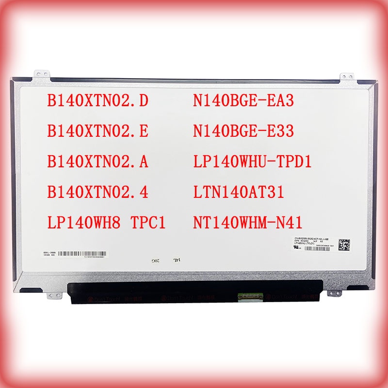 Display LCD LED 14 Pollici 1600x900 – Compatibile Con B140RTN02.3 / LP140WD2(TP) (B1) - 2