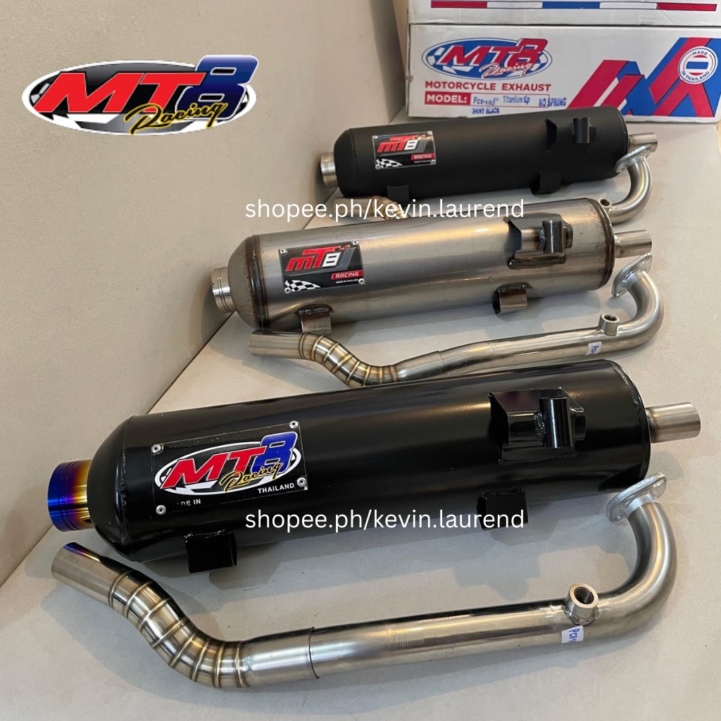 MT8 Pipe PCX 160 Honda | Stainless Tip / Titanium Tip / Ratlook PCX160 ...