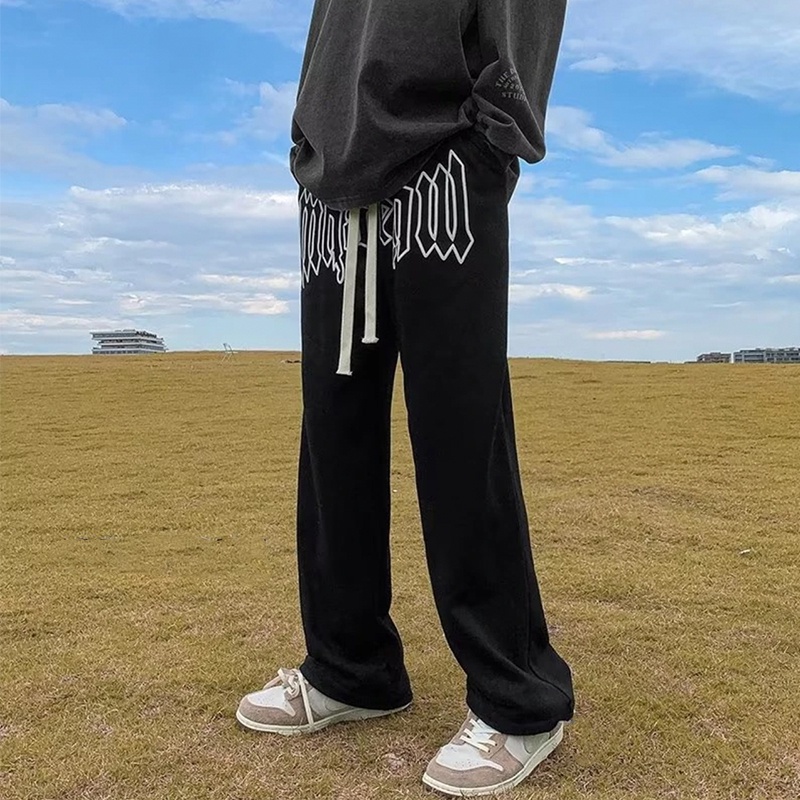 MX Aesthetic pants for men slocks oversized pants Korean baggy ...