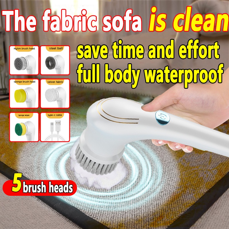 One Touch Operation Electric Cleaning Brush rechargeable 5 IN 1