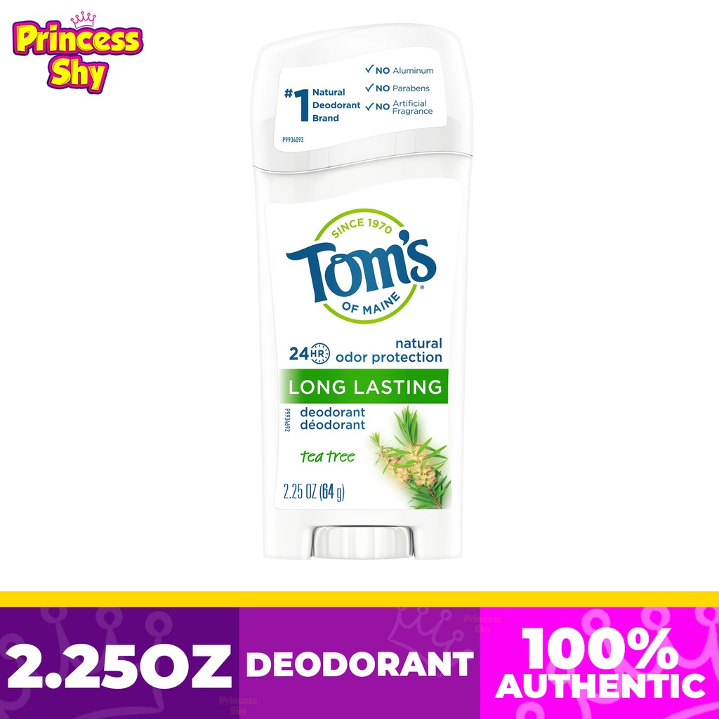 Tom's of Maine Women Long Lasting Natural Deodorant No Aluminum & Parabens Tea Tree Shopee