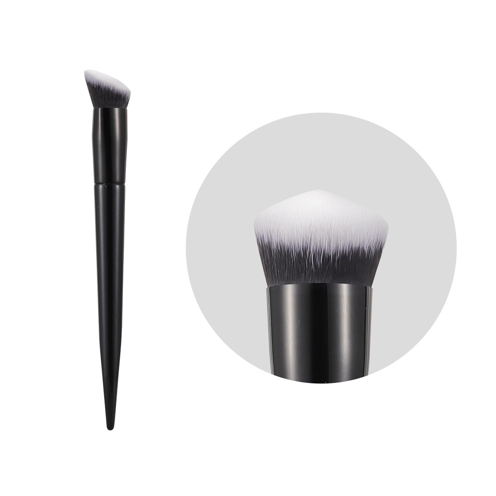 Small Foundation Brush Korea Angled Blender for Liquid Make Up Flawless