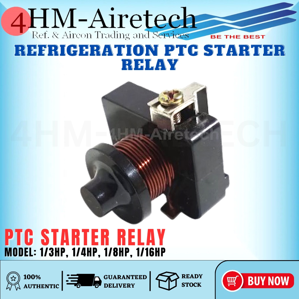 4HM Relay for Refrigerator/Refrigeration PTC Starter Relay Shopee
