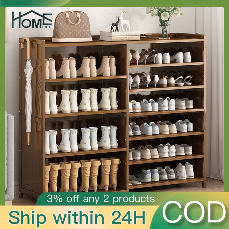 Shoe Rack Wooden 6/7 Layer Shoe Rack Organizer Shoe Storage Rack Home ...