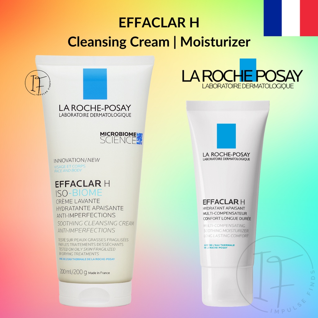 La Roche-Posay Effaclar H Iso-Biome Soothing Cleansing Cream 200ml ...