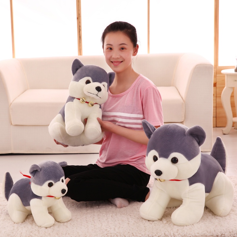 New Big Adorable Cute Husky Dog Stuff Toy 30cm/40cm/50cm COD | Shopee ...