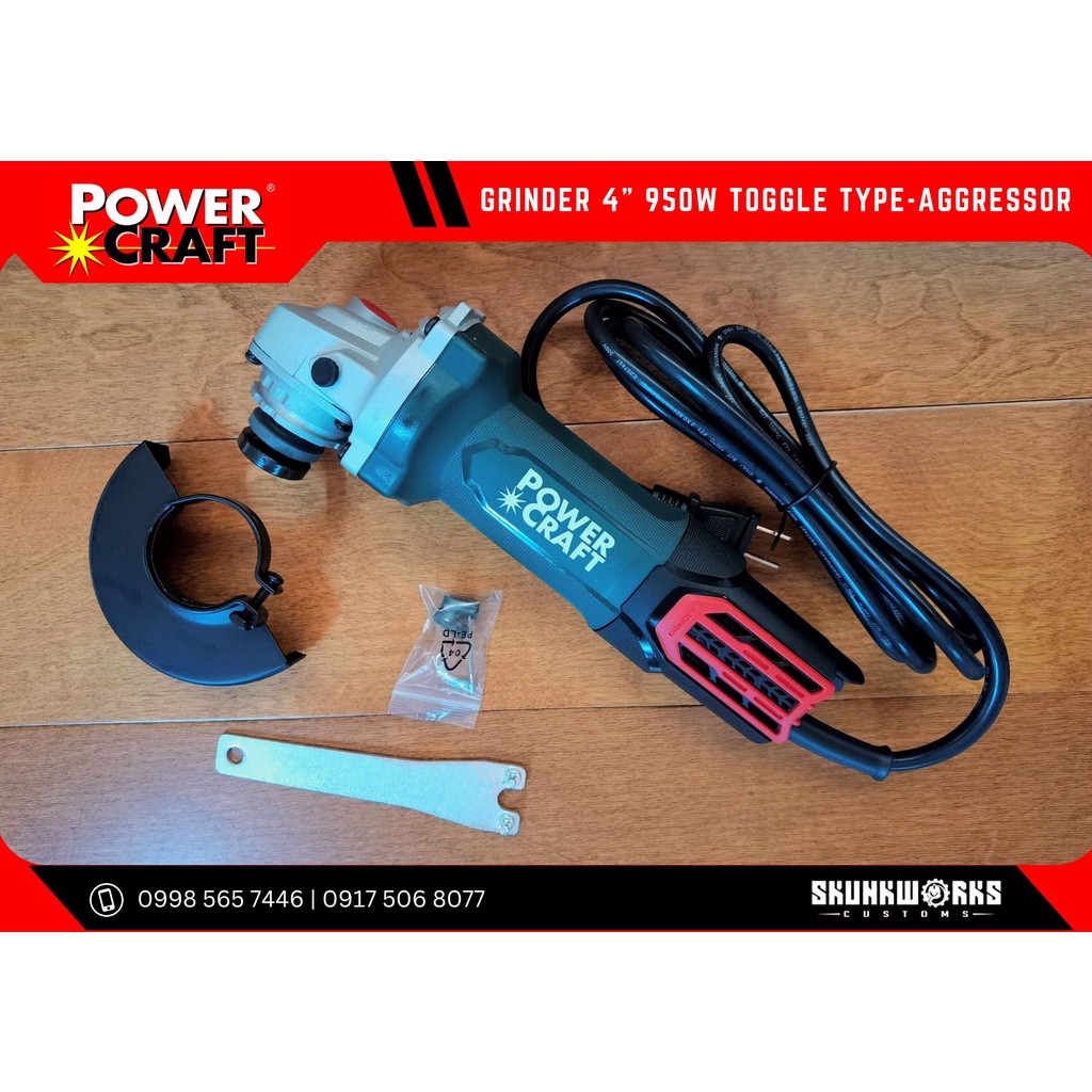 POWERCRAFT 4 ANGLE GRINDER TOGGLE AGGRESSOR PAG 9 100TA