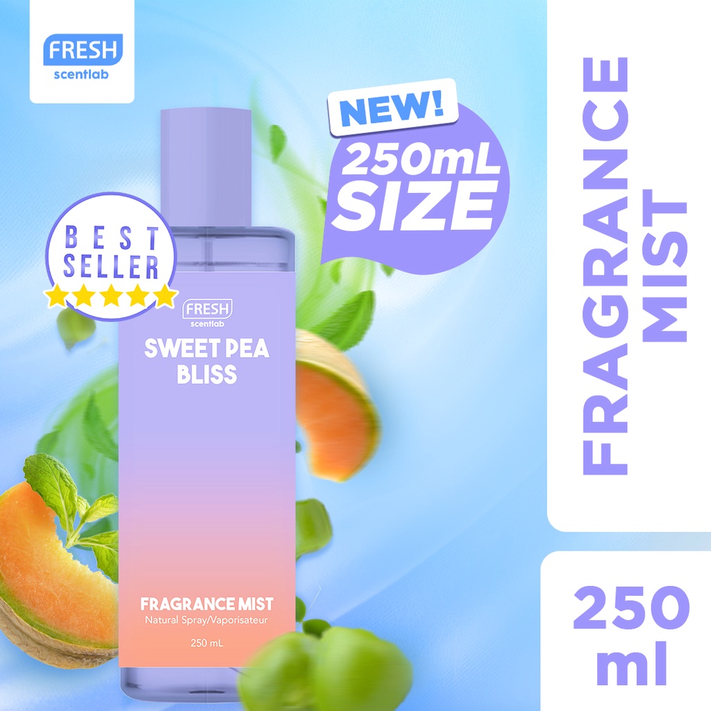 FRESH SCENT LAB Sweetpea Fragrance Mist 250mL Shopee Philippines