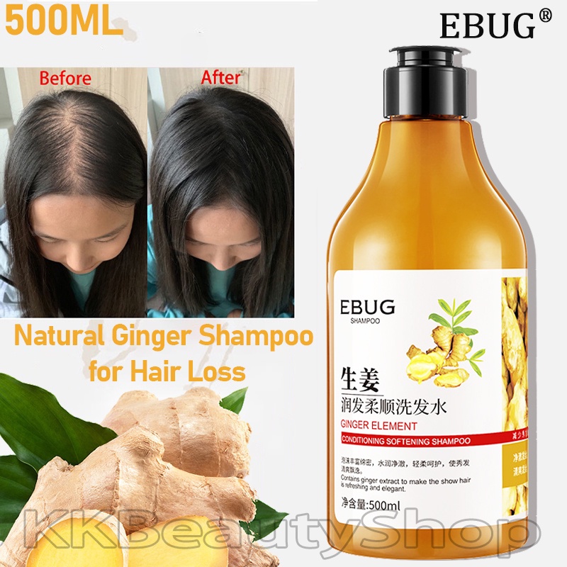 Ginger Hair Shampoo Fast Regrowth Anti Hair Loss Dandruff Hair