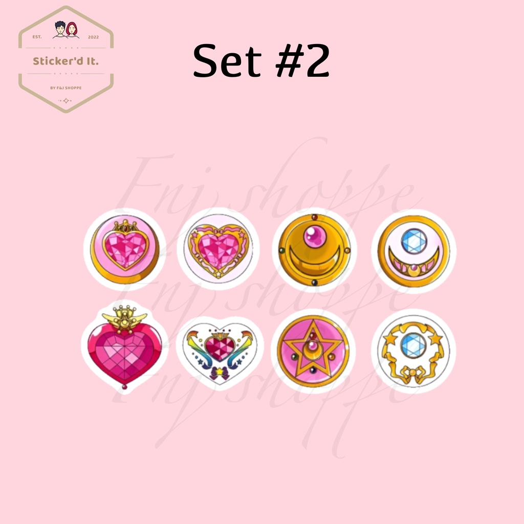 Sailor Moon CVV/CVC Stickers (Anti-Theft Stickers for ATM and Credit ...