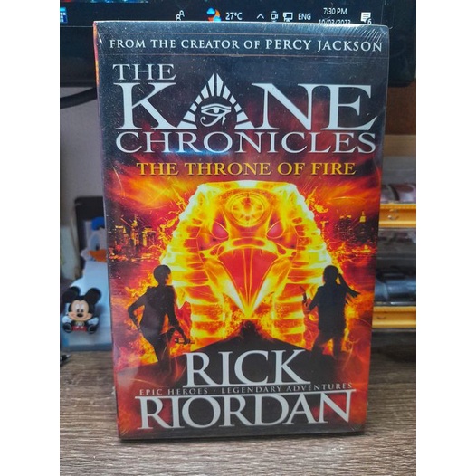 The Kane Chronicles: The Throne of Fire by Rick Riordan | Shopee ...