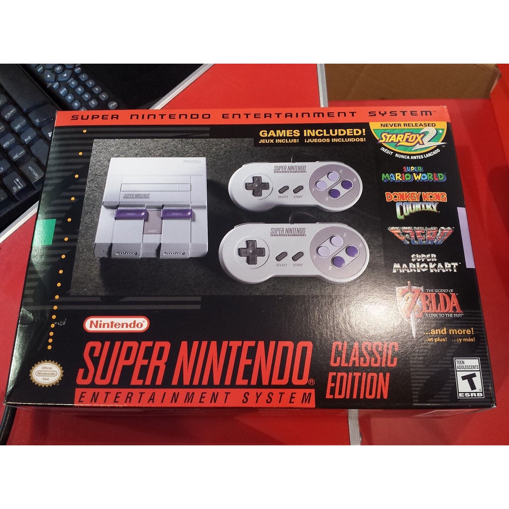 Super Nintendo Entertainment System Classic Edition Mini console Brand ...