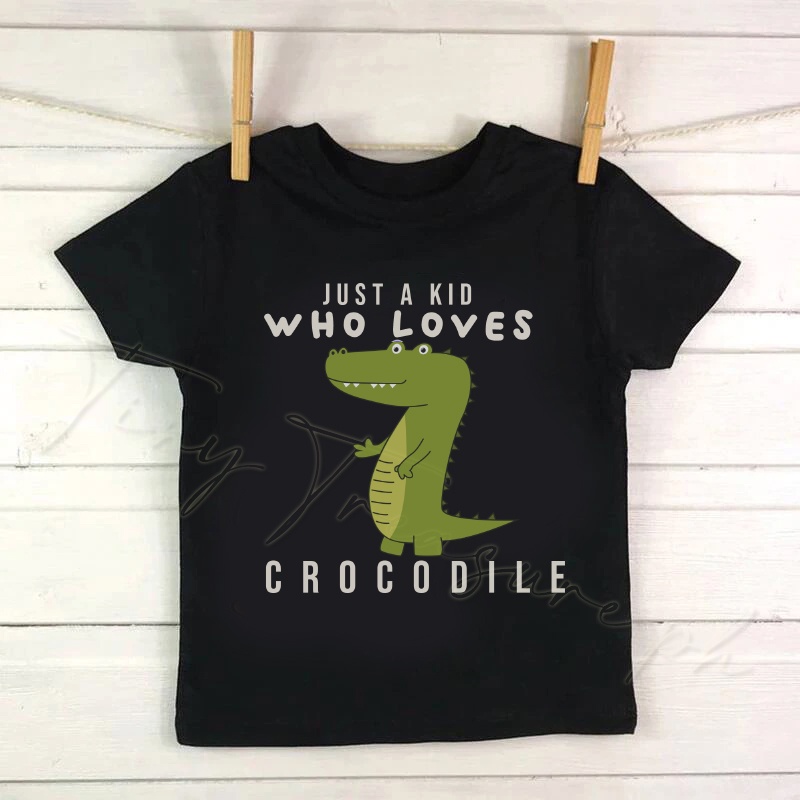 OM Designs KID’S SHIRT – CROCODILES main image 1