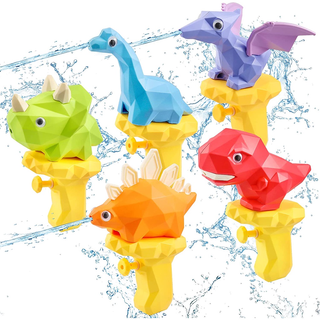 iBaby Water Gun for Kids Pool Toys Summer Water Toys Dinosaur Squirt