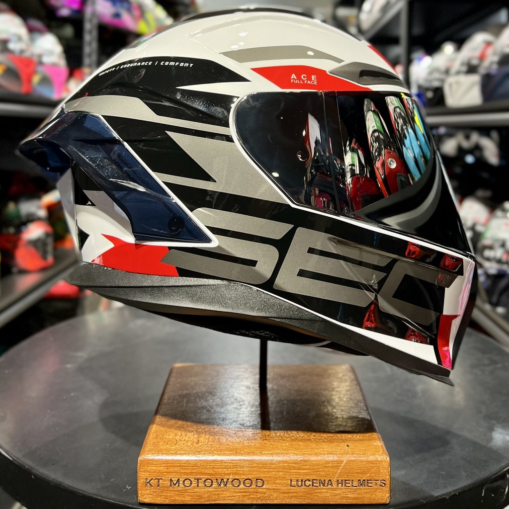 Sec Helmet Ace Sport Full Face Dual Visor | Shopee Philippines