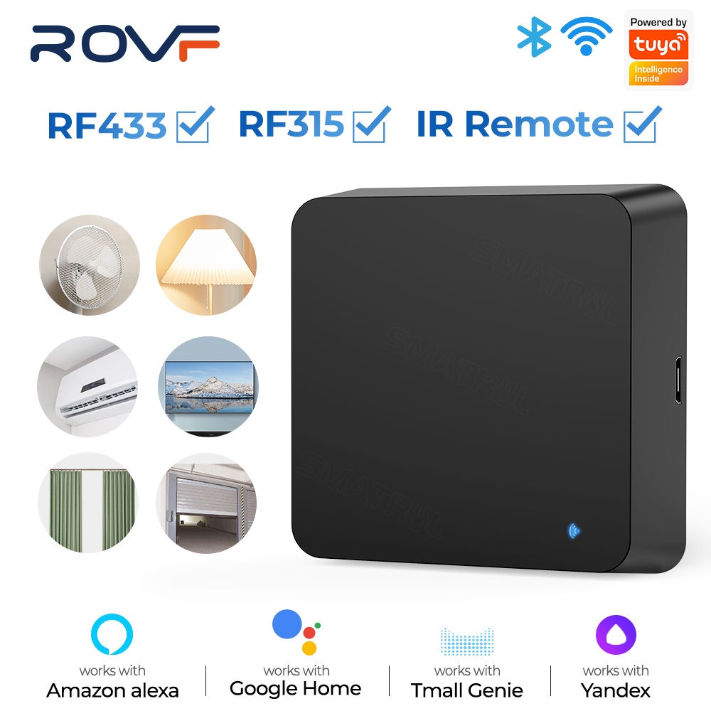ROVF Tuya Smart Wi-Fi Rf Ir Remote Control For Air Conditioner Tv ...