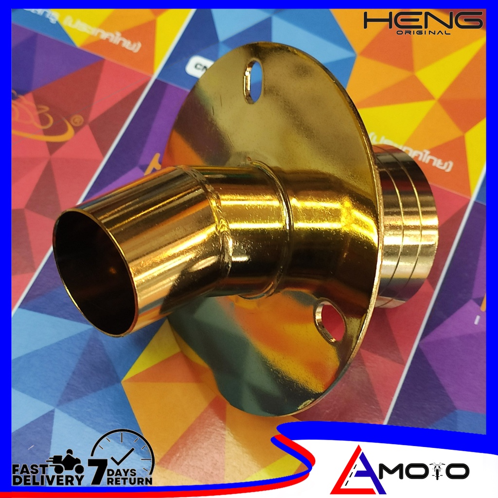 HENG STAINLESS MUFFLER TIP for WAVE 125 / 100 SMASH / CHICKEN PIPE ...