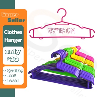 1132 plastic clothes hanger,pastel col 14.5 inches x 6.75H