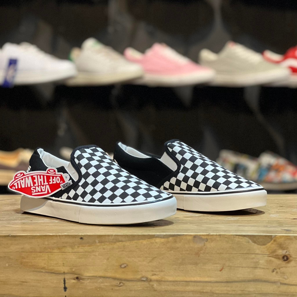 Checkered hotsell canvas shoes