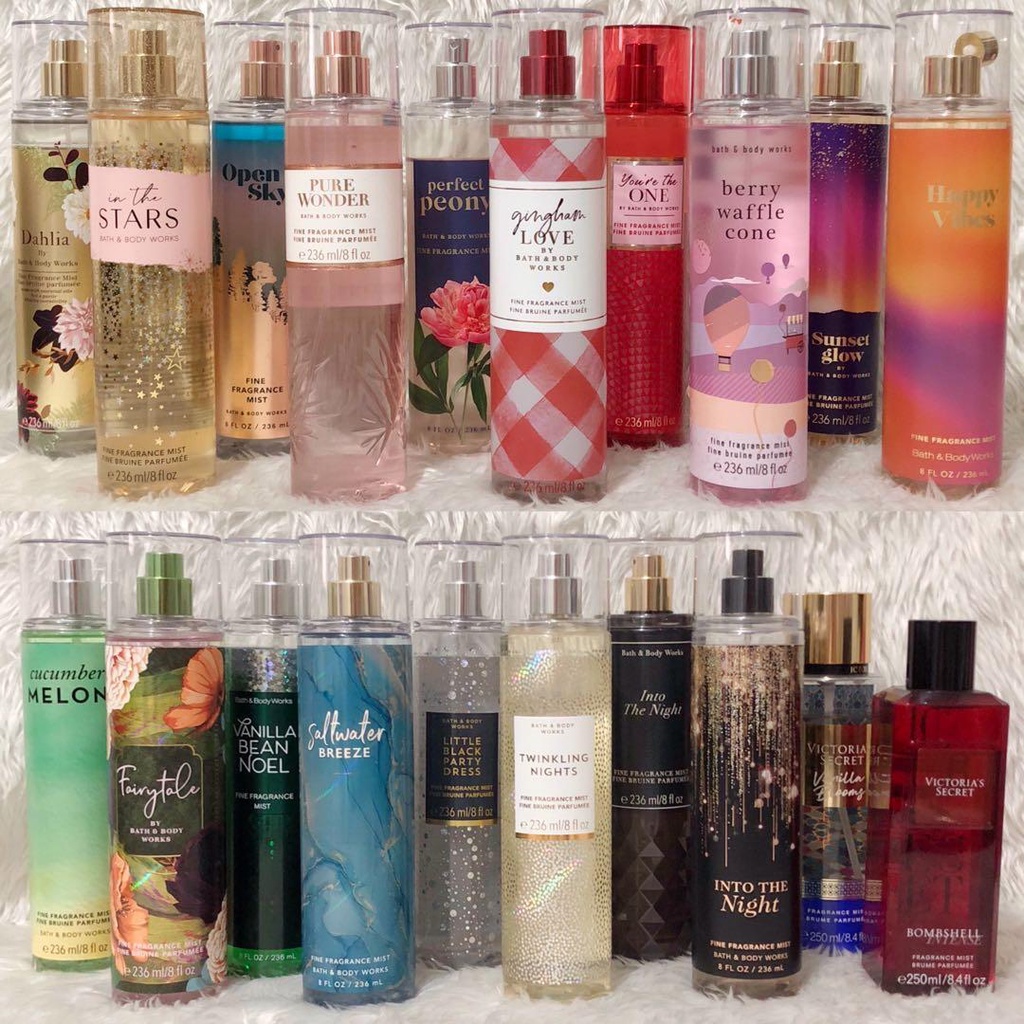 Bath & body works Best Seller Random scent Fine Fragrance mist 236ml w