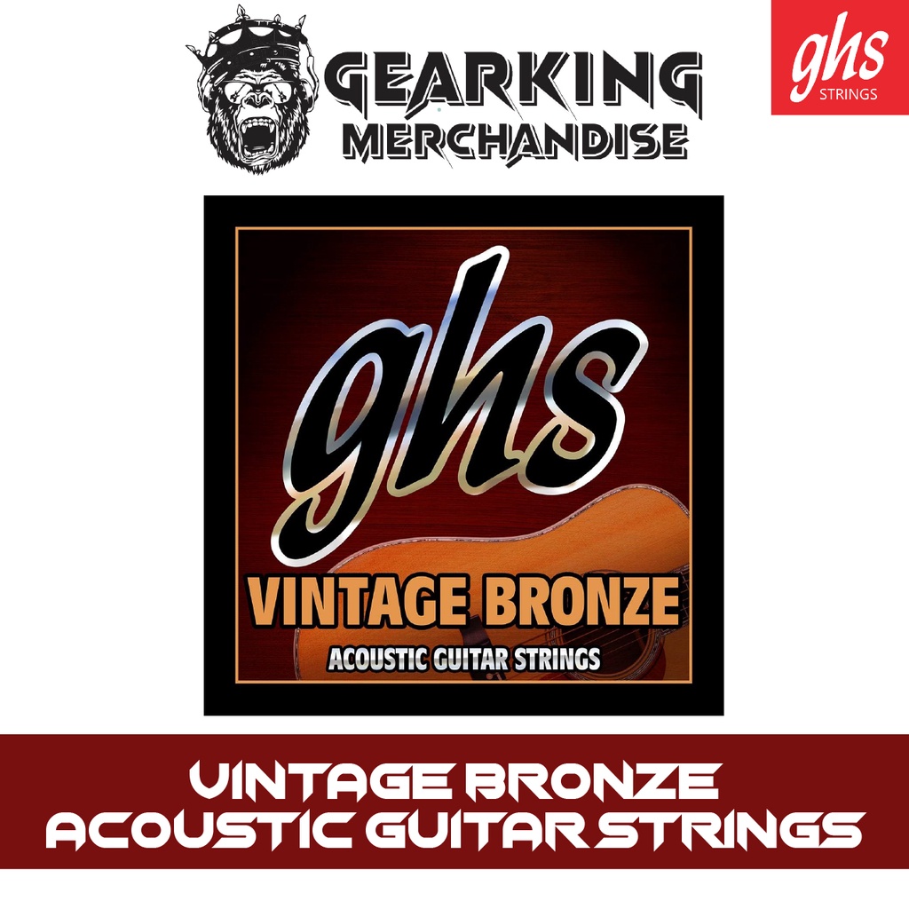 GHS Vintage Bronze Acoustic Guitar Strings Shopee Philippines