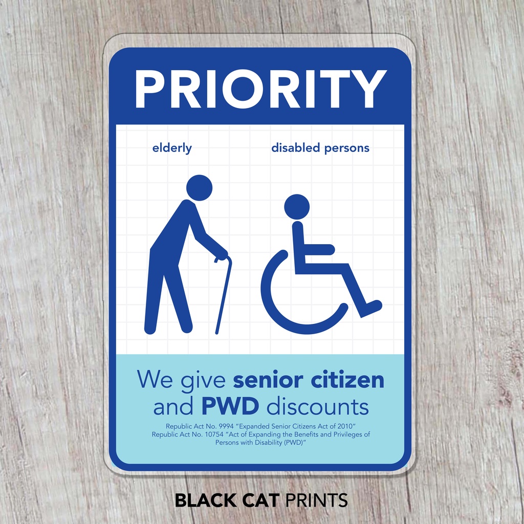 Express Lane / Priority Lane Laminated Signs / Laminated Signages ...