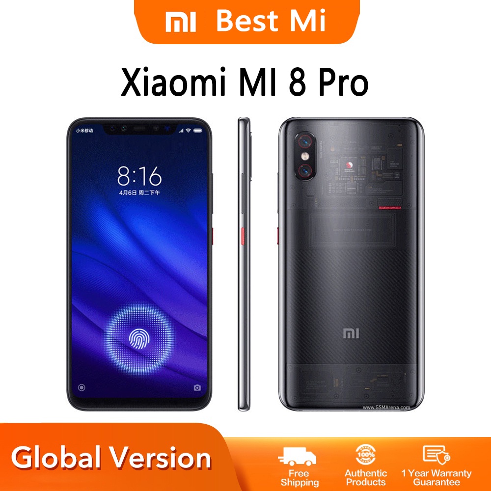 Xiaomi 8 Pro Explorer Edition Smartphone, 95% MI 8 PRO Cellphone ...