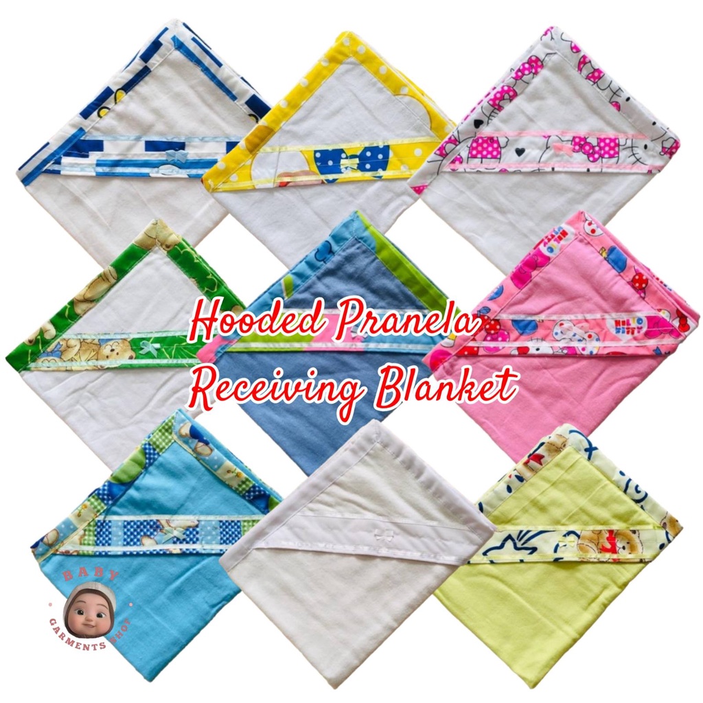 Pranela Hooded Baby Receiving Blanket Newborn Shopee Philippines