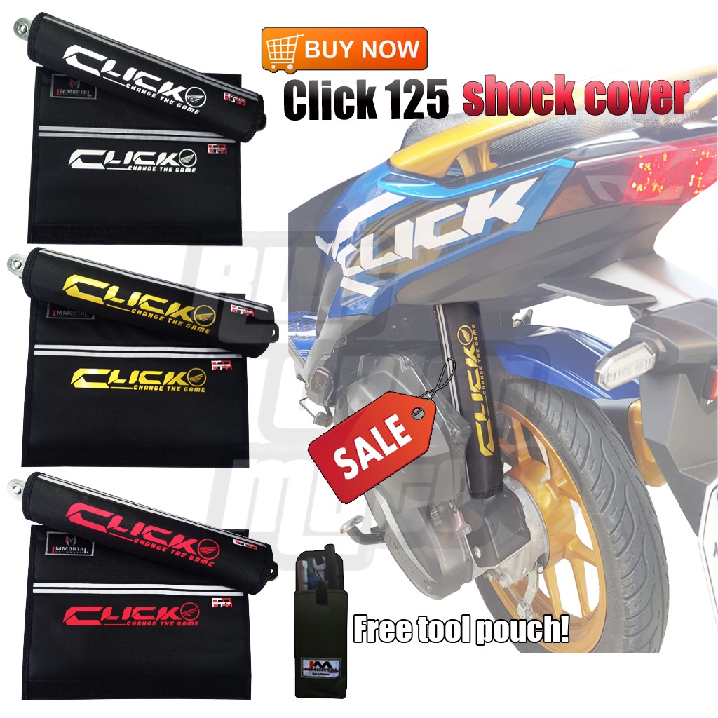 SHOCK COVER for Honda Click 125 w/ FREE tool pouch! | Shopee Philippines