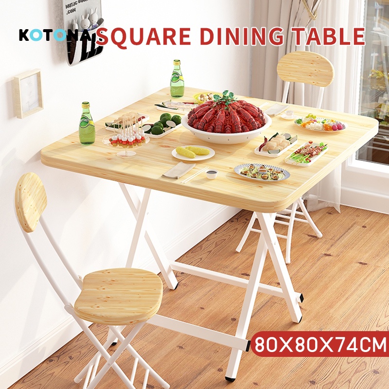 Folding Utility Square Table Foldable Table Premium Quality ...
